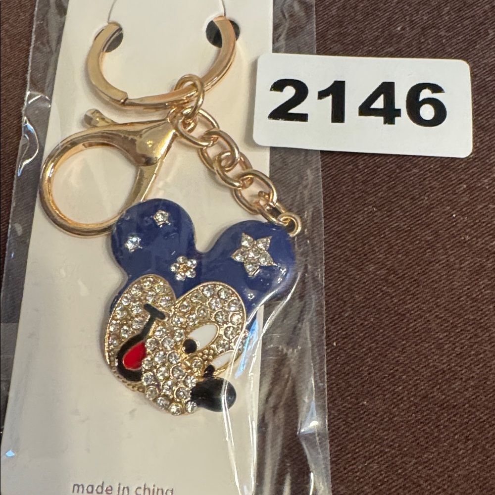 2146 Micky Mouse Key Ring, Bag Charm